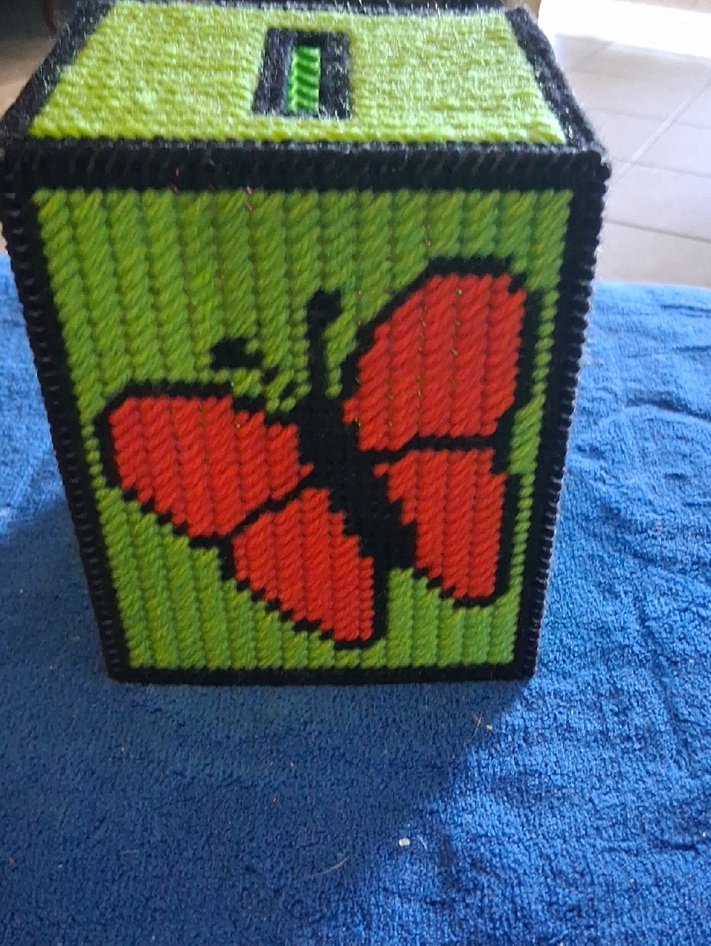 Butterfly Tissue Box Cover - Picture 3 of 5